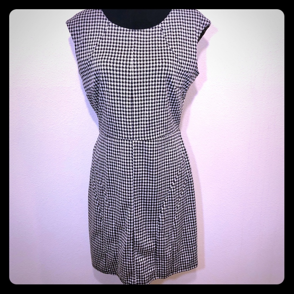 Black & White Houndstooth dress size Large